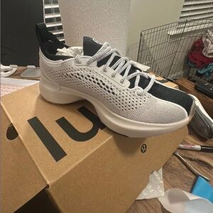 Lululemon Chargefeel 3 Workout Shoes - White and Black